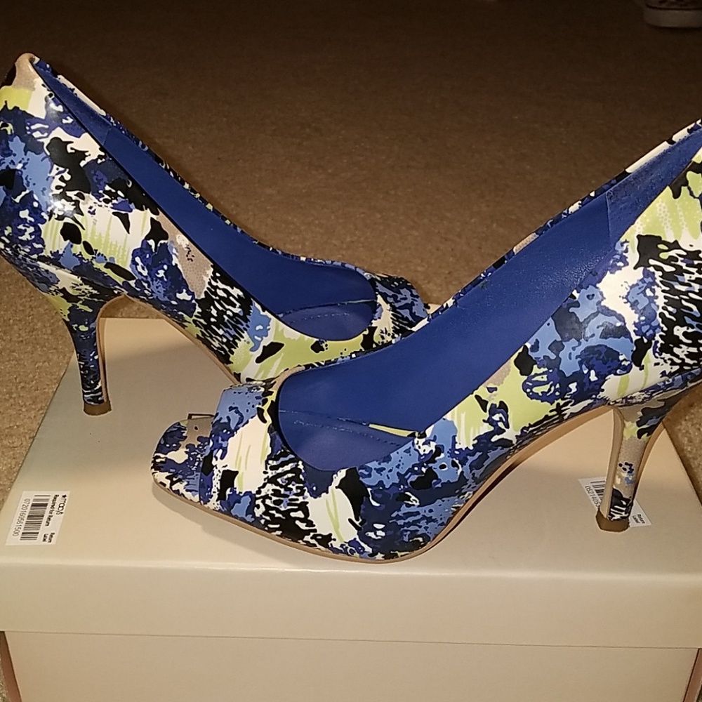 BCBGeneration peep toe high heels